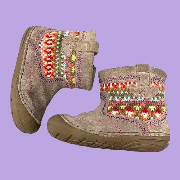 Stride rite barefoot bootie 3.5 infant - Picture 1 of 6